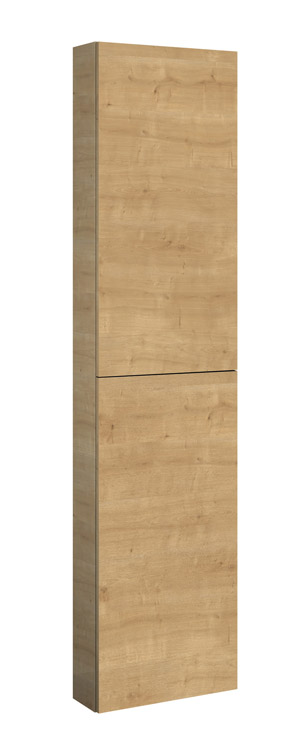 Roca Gap Pro Wąska kolumna łazienkowa wysoka o zmniejszonej głębokości z systemem push-open 40 cm jasny dąb (A857911464)